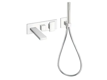 TABULA CRITA102 - Wall-mounted bathtub set with hand shower by CRISTINA Rubinetterie - view 2